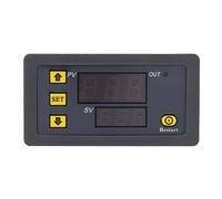 Timer Relay Module Large Screen OP CL LOP Parameters Independent Store Normally Open Time Delay Relay Switch with Reverse Connection Protection for Industrial Automation ABS (DC12V)