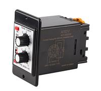 Timer Relay Switch, Adjustable Knob Control On Off Delay Timing Relay for Control Panels Automation AC 110 Plastic Housing 57 x 86 x 95mm 1 Pack