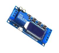 Timer Relays Controller Module 1 Channel Timer Delay Relays Circuit Module with Optocoupler Isolation LCD Display Electronics