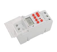 Timer Switch, DC 24V 30A Programmable LCD On Off Control Weekly 12/24Hrs Timer Switch, Timer Relay for Home & Industrial Use