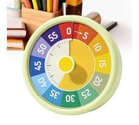 Timer Visual - Rainbow 60 Minute Countdown Clock, Digital Display Learning Aid, Color Coded Time Management Tool, Interactive Schedule Organizer for Homeschool, Cooking & Brushing Teacher