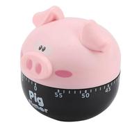 Timers, 55 Minutes Cute Animal Timer Mini Kitchen Timer for Kitchen Utensil Cooking Timing Tool Lovely Piggy Kitchen Timer Cooking Timer (Pink)