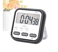 Timers for Cooking Learning Clock with Screen Display | Multifunctional Portable Silent Timer for Study Workout for Cooking Classroom Gym