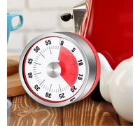 Timers for Cooking - Mechanical Kitchen Cooking Timer | Stainless Steel Tool Countdown From 0 to 60 Minutes for Meal Prep Chef Students Teachers Adults