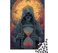 Time's End Grim Reaper Art Print 1000 Piece Jigsaw, 70x50cm/1000pcs