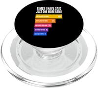 Times I Have Said Just One More Game Pickleball PopSockets PopGrip for MagSafe