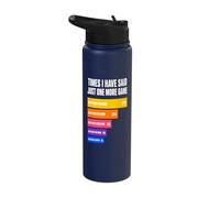 Times I Have Said Just One More Game Pickleball Stainless Steel Insulated Water Bottle