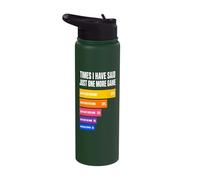 Times I Have Said Just One More Game Pickleball Stainless Steel Insulated Water Bottle