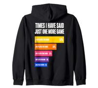 Times I Have Said Just One More Game Pickleball Zip Hoodie