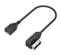 Times Mark Car Audio Interface Cable - USB/AUX Multimedia Music Adapter for Audi A3/S4/A5/A6/A7/Q5/Q7/R8, 3rd Gen MMI Systems - Plug & Play Charging & Streaming