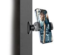 Times Mark Magnetic Gym Phone Holder for MagSafe & Most Smartphones, 360° Adjustable Workout Phone Mount with Dual Ball Joint, Strong Magnet Base for Treadmill, Squat Rack and Metal Gym Equipment