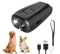 Times Mark Ultrasonic Anti Barking Device for Dogs - Handheld & Auto Dog Barking Deterrent Devices, Safe Humane Training Tool Indoor/Outdoor for Small Medium Dogs with LED & Rechargeable