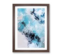 Times Of Mine In Abstract Modern Framed Print | A2 Walnut Framed Wall Art | Ready to Hang | Abstract Fantasy Picture | Living Room Bedroom Lounge Office