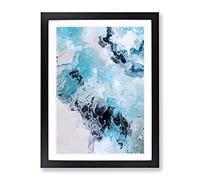 Times Of Mine In Abstract Modern Framed Print | A4 Black Framed Wall Art | Ready to Hang | Abstract Fantasy Picture | Living Room Bedroom Lounge Office
