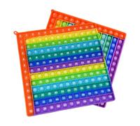 Times Table 12x12&12+12 Math Fidget Toy, Multiplication Pop, Educational Rainbow Math Sensory Tool for Teachers and Students, Stress Relief Toy