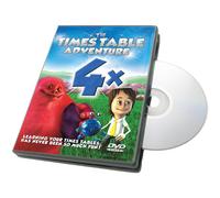 Times Table Adventure 4X Table : The Battle of Boulder Island [DVD]