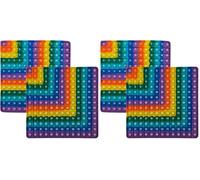 Times Table Pop It, Learn Multiplication and Figet Toy, Maths Times Table Learning Aid for 5, 6, 7 Years Old, Stress Relief Poppet (12x12, 12+12) (Pack of 2)