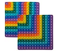 Times Table Pop It, Learn Multiplication and Figet Toy, Maths Times Table Learning Aid for 5, 6, 7 Years Old, Stress Relief Poppet (9x9)