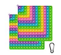 Times Table Poppet, 12x12 Double Math Fidget Toy with a Hook Side Multiplication Popper Addition Poppet Fidget Toy Relieve Stress and Anxiety 12x12&12+12 (Right angle rainbow 1-144)