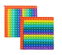 Times Table Poppet 12x12, Double Side Multiplication Addition Push Pop for Kids Interactive Math Practice Kit Number Sensory Fidget Poppet 12x12&12+12 for Classroom Homeschool and Stress Relief