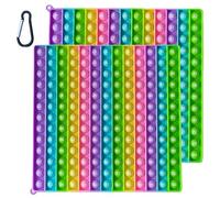 Times Table Poppet 12x12 Math Fidget Toy Double Side Multiplication Popper Addition Poppet Fidget Toy Relieve Stress and Anxiety 12x12&12+12 (Vertical bar macaron 1-144)