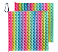 Times Table Poppet 12x12 Math Fidget Toy Double Side Multiplication Popper Addition Poppet Fidget Toy Relieve Stress and Anxiety 12x12&12+12 (New vertical bar macaron 1-144)