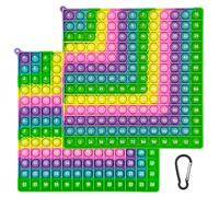 Times Table Poppet 12x12,Multiplication Learning Toy and Stress Relief Fidget Popper, 12x12&12+12 Dual Side Math Sensory Toy for Kids Ages 5-7, Fun Classroom and Home Educational Gift (Right Angle)