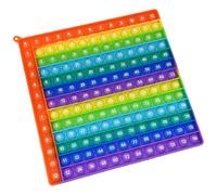 Times Table Poppet - Maslasee Multiplication Pop It 12x12, Sensory Math Tool for Stress Relief & Focus, Maths Games for Adults, Office Desk Gadget, Homeschool & Classroom Resource