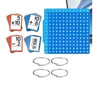 Times Tables Flash Cards - Silicone, Math | Multiplication Flash Cards For Kids, Addition Flashes Card | Creative Counting Activity Flashes Card Collection Early Education Kit For Kids