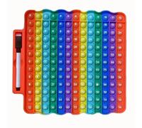 Times Tables Math Game, Multiplication Tables Board Game for Kids, 0-144 Number Pop Up Toy