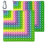Times Tables Poster Poppet 12x12 Silicone Multiplication Chart for Kids with Dual-Sided Math Practice 12x12 & 12+12 Sensory Fidget Toy for Classroom Anxiety Relief & Maths Mastery