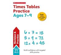 Times Tables Workbook for children Ages 7-9 with free online practice test (National Curriculum Times Tables)
