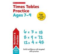 Times Tables Workbook for children Ages 7-9 with free online practice test (National Curriculum Times Tables): 1