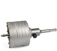 TIMESETL Ø 82mmx110mm TCT Core Bit SDS Plus Arbor Pilot Drill Concrete Masonry Brick Hole Cutter