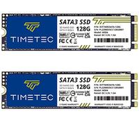 Timetec 128GBx2 (2 Pack) SSD 3D NAND SATA III 6Gb/s M.2 2280 NGFF Read Speed Up to 550MB/s SLC Cache Performance Boost Internal Solid State Drive for PC Computer Laptop and Desktop