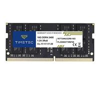 Timetec 16GB DDR4 2400MHz (PC4-2400T) PC4-19200 SODIMM Laptop RAM - 260-Pin 1.2V CL17 Non-ECC Unbuffered Memory Module for Laptop, Notebook, Mini PC, All-in-One