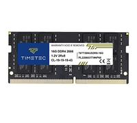 Timetec 16GB DDR4 2666MHz PC4-21300 Non-ECC Unbuffered 1.2V CL19 2Rx8 Dual Rank 260 Pin SODIMM Laptop Notebook PC Computer Memory RAM Module Upgrade (16GB)