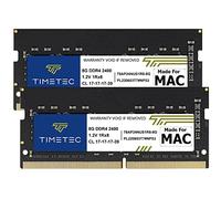 Timetec 16GB KIT(2x8GB) Compatible for Apple 2017 iMac (27-inch w/Retina 5K, 21.5-inch w/ 4K DDR4 2400MHz PC4-19200 SODIMM MAC RAM Upgrade for iMac 18,1/18,2/18,3