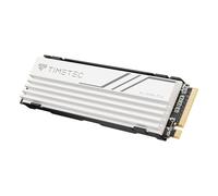 Timetec 1TB PCIe 4.0 White Heatsink Gaming SSD NVMe PCIe Gen4x4 M.2 2280 3D NAND TLC SLC Cache Read/Write Speed Up to 7,000/6,000 MB/s Internal Solid State Drive for PS5 Pro, PC Desktop