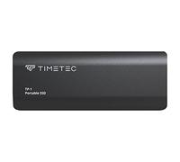 Timetec 1TB Portable External SSD USB3.2 Gen2 Type C Up to 550MB/s Ultra-Light Aluminum Mini External Solid State Drive with USB C to A Cable/USB A to C adapter for Desktops/Laptop/Mac/Mobile - Black
