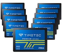 Timetec 256GBx10 (10 Pack) SSD 3D NAND SATA III 6Gb/s 2.5 Inch 7mm(0.28") Read Speed Up to 550 MB/s SLC Cache Performance Boost Internal Solid State Drive for PC Computer Desktop and Laptop