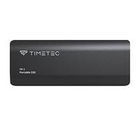 Timetec 2TB Portable External SSD USB3.2 Gen2 Type C Up to 550MB/s Ultra-Light Aluminum Mini External Solid State Drive with USB C to A Cable/USB A to C adapter for Desktops/Laptop/Mac/Mobile - Black