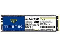 Timetec 2TB SSD 3D NAND QLC SATA III 6Gb/s M.2 2280 NGFF Read Speed Up to 550MB/s SLC Cache Performance Boost Internal Solid State Drive for PC Computer Laptop and Desktop
