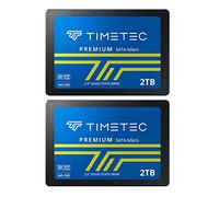 Timetec 2TBx2 (2 Pack) SSD 3D NAND SATA III 6Gb/s 2.5 Inch 7mm (0.28") Read Speed Up to 550 MB/s SLC Cache Performance Boost Internal Solid State Drive for PC Computer Desktop and Laptop