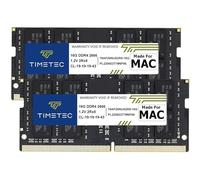 Timetec 32GB KIT(2x16GB) Compatible for Apple DDR4 2666MHz / 2667MHz for Mid 2020 iMac (20,1/20,2) / Mid 2019 iMac (19,1) 27-inch w/Retina 5K, Late 2018 Mac Mini (8,1) PC4-21333 /PC4-21300 MAC RAM