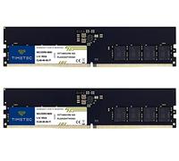 Timetec 32GB Kit(2x16GB) DDR5 4800MHz PC5-38400 Unbuffered Non-ECC 1.1V CL40 1Rx8 Single Rank 288 Pin Memory RAM Module Upgrade (32GB Kit(2x16GB))