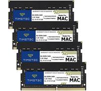Timetec 32GB KIT (4x8GB) Compatible for Apple 2017 iMac (27-inch w/Retina 5K Display) DDR4 2400MHz PC4-19200 1Rx8 CL17 1.2V Non-ECC Non-Parity Unbuffered SODIMM Memory MAC RAM Upgrade for iMac 18,3
