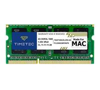 Timetec 4GB Compatible for Apple DDR3L 1600MHz PC3L-12800 for Mac Book Pro (Early/Late 2011,Mid 2012), iMac(Mid 2011,Late 2012,Early/Late 2013,Late 2014,Mid 2015), Mac Mini(Mid 2011,Late 2012) MAC RAM
