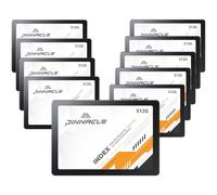 Timetec 512GBx10 (10 Pack) SSD 3D NAND SATA III 6Gb/s 2.5 Inch 7mm (0.28") Read Up to 550 MB/s SLC Cache Performance Boost Internal Solid State Drive for PC Computer Desktop and Laptop (Pinnacle)