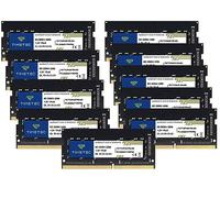 Timetec 80GB KIT(10x8GB) DDR4 3200MHz (or 2933MHz or 2666MHz) PC4-25600 Non-ECC Unbuffered 1.2V CL22 1Rx8 Single Rank 260 Pin SODIMM Laptop Notebook PC Computer Memory RAM Module Upgrade